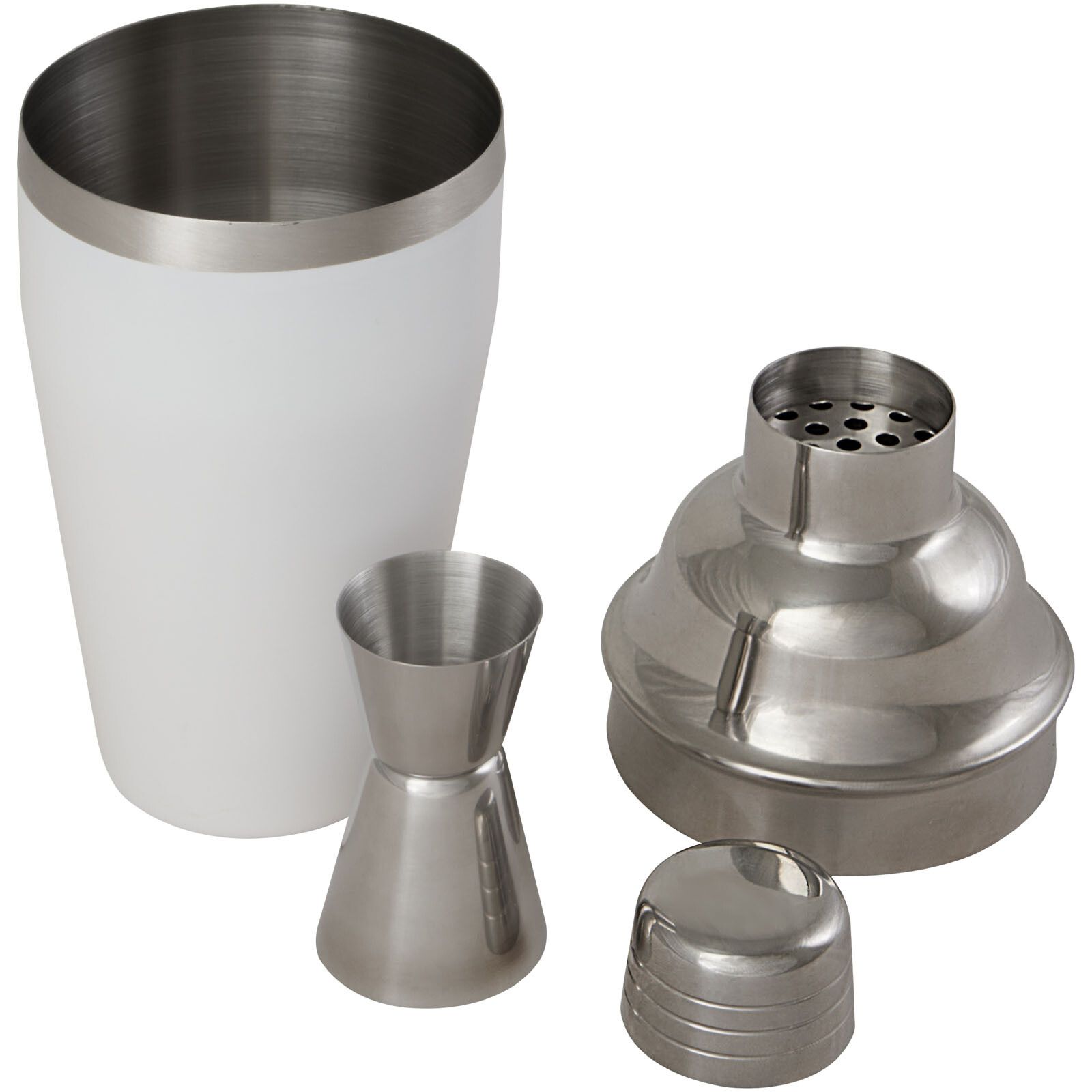 Gaudie Cocktailshaker aus recyceltem Edelstahl - weiss-326