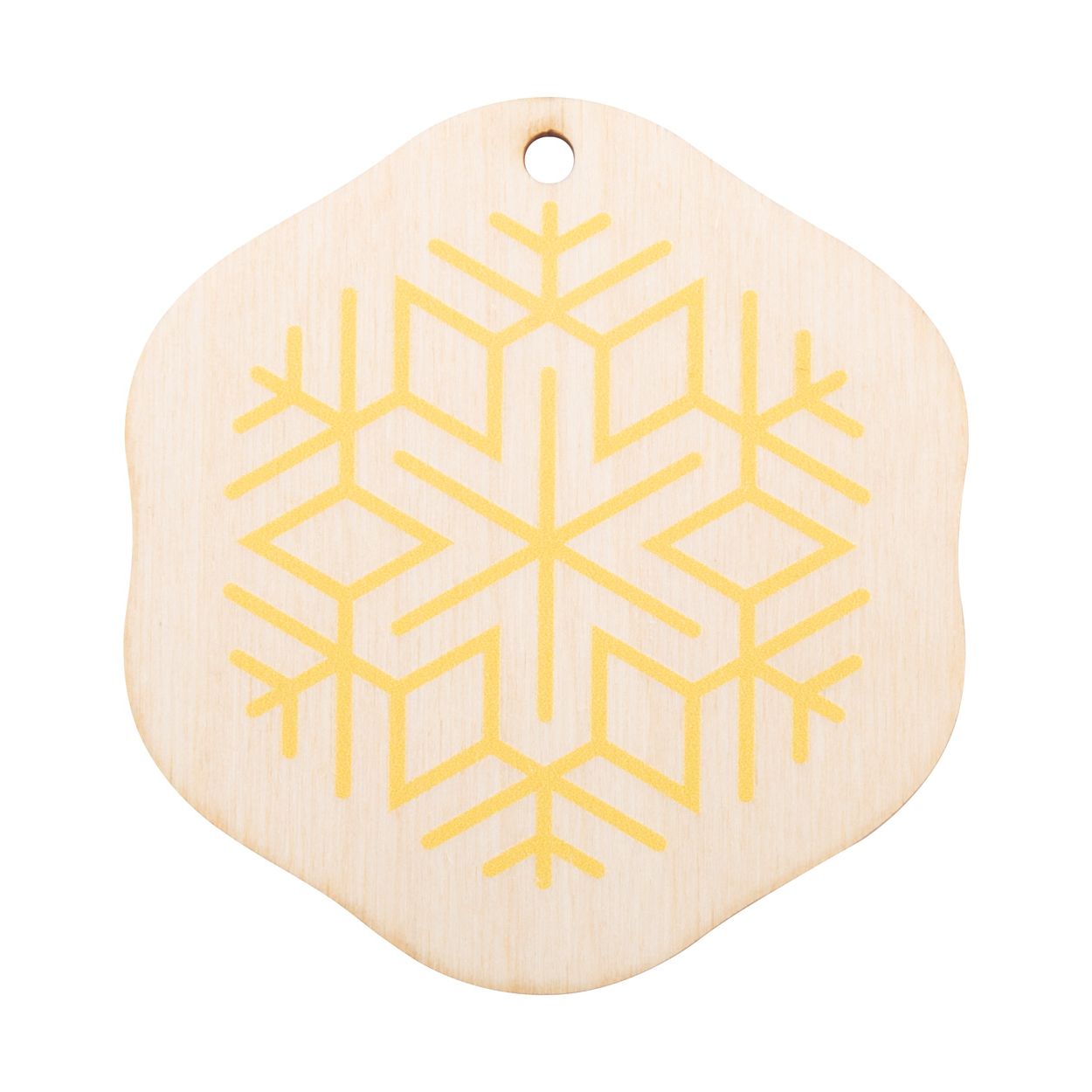 CreaJul Wood Individueller Weihnachtsbaumschmuck - rot-728