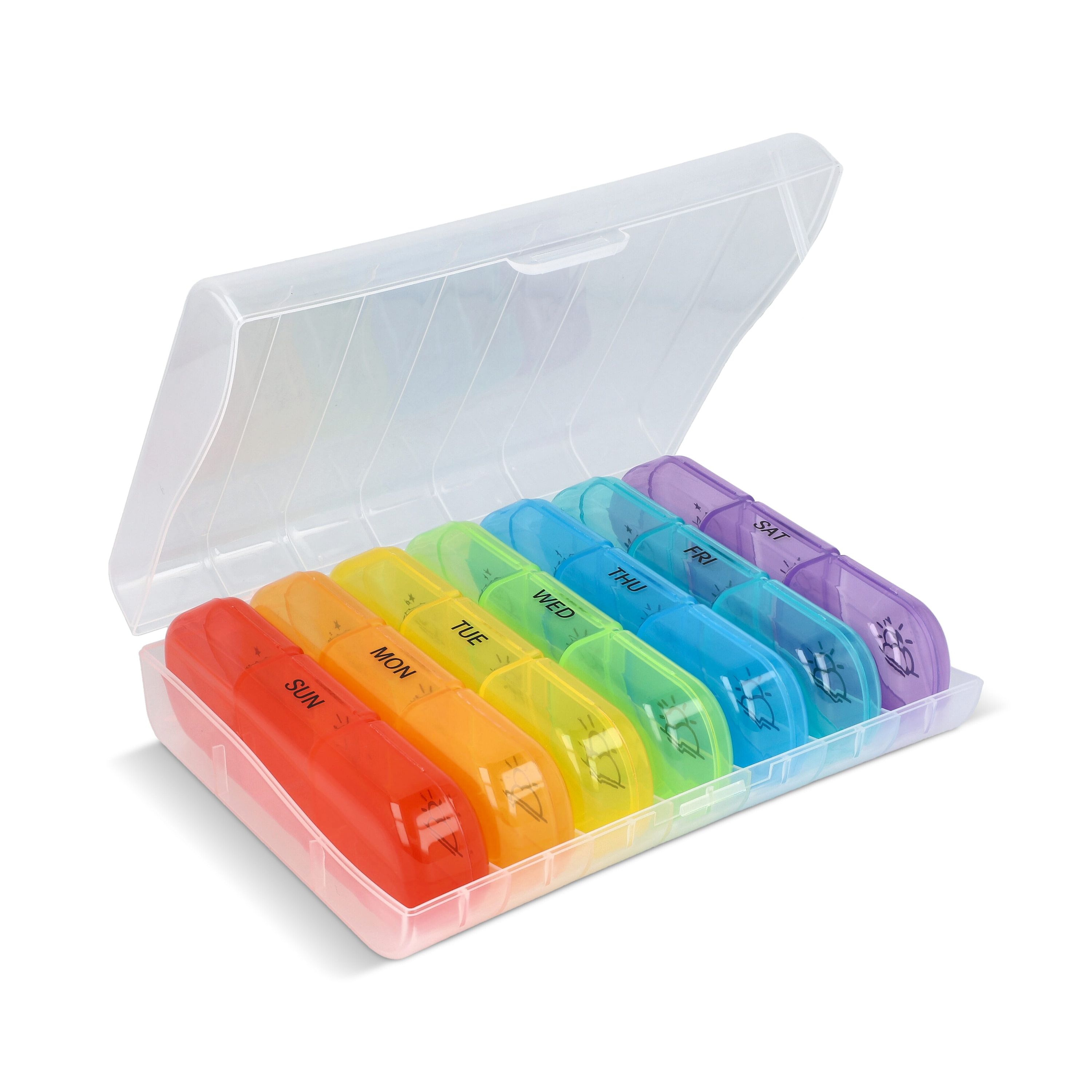 7-Tage-Pillendose Joseph - neon sortiment-805