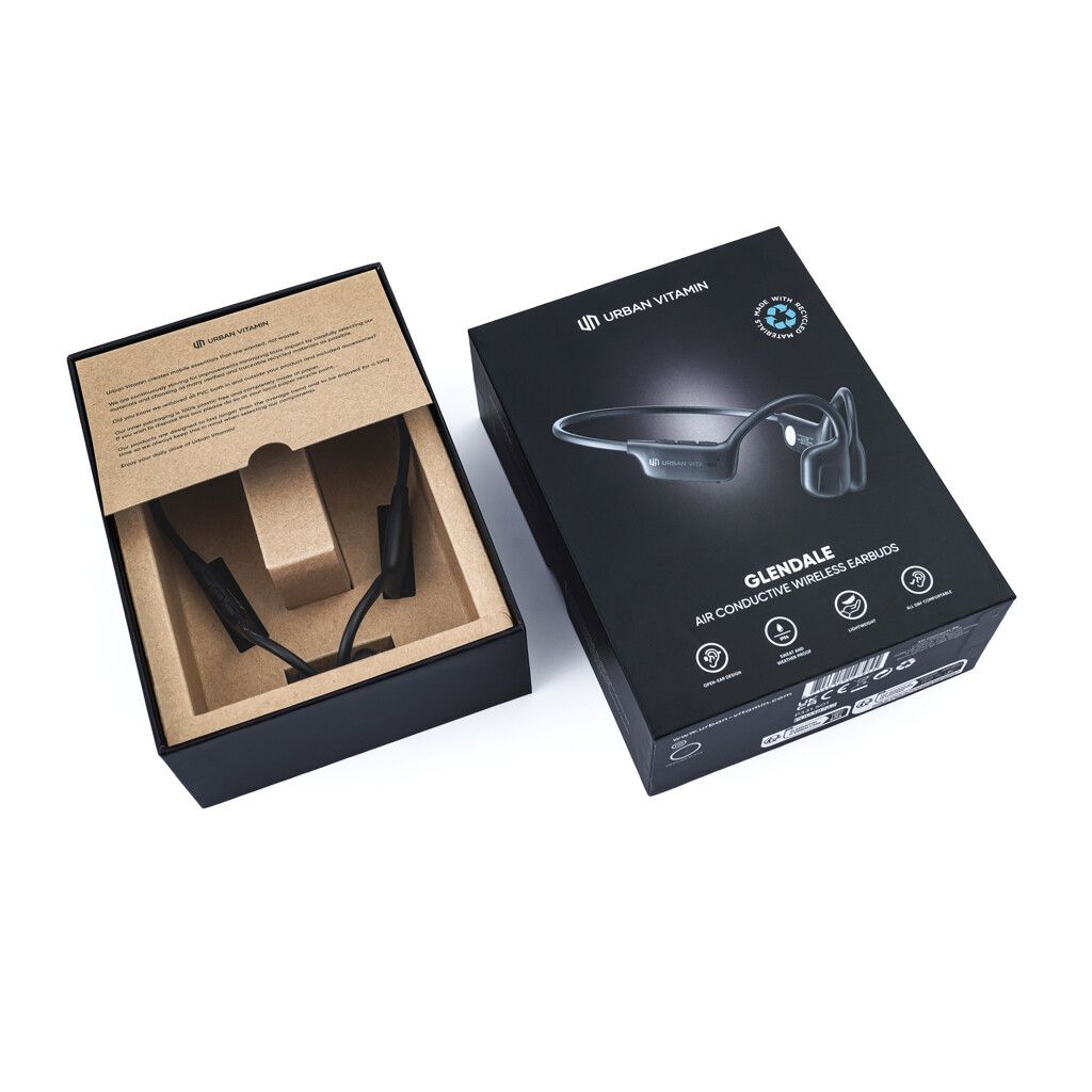 Urban Vitamin Glendale RCS rPlastik Air-Conductive Ohrhörer - schwarz-688