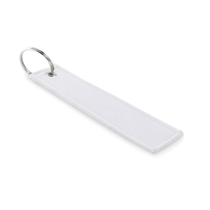 Schlüsselring Polyester Tag TAKEOFF - weiß-70