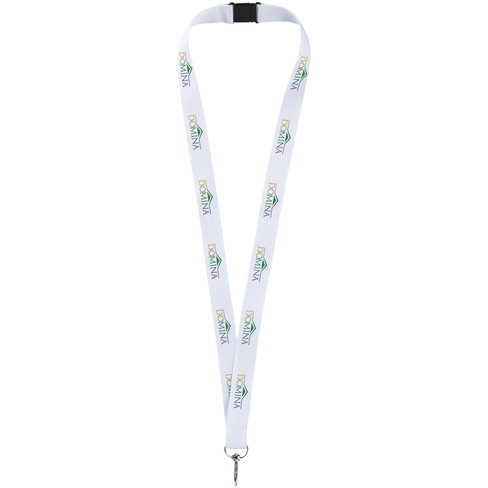 Lago Lanyard mit Sicherheitsverschluss - weiss-469