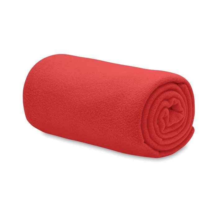 RPET-Polar Fleece-Decke BOGDA - rot-166