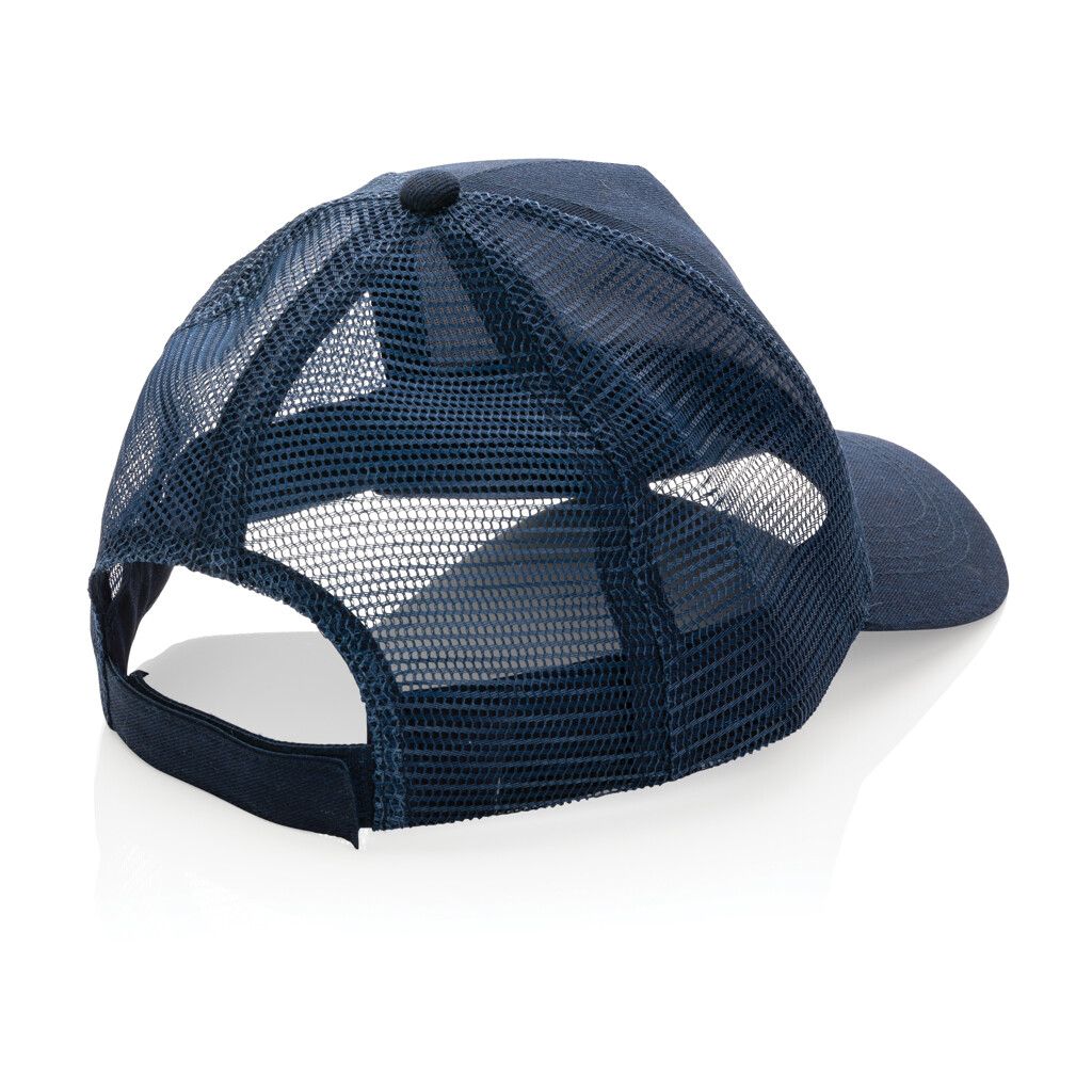 Impact AWARE™ 190gr Brushed rCotton 5 Panel Trucker-Cap - navy blau-477