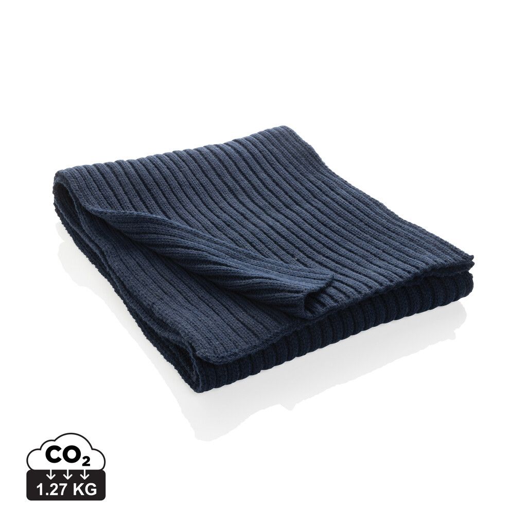 Impact AWARE™ Polylana® Strickschal 180x25cm - navy blau-541
