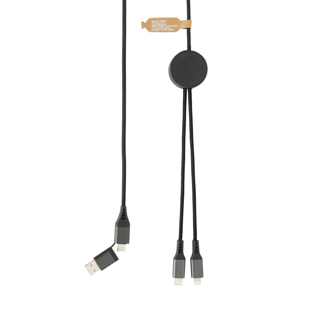 Terra 3 Meter 4-in-1-Kabel aus RCS recyceltem PET - grau-54