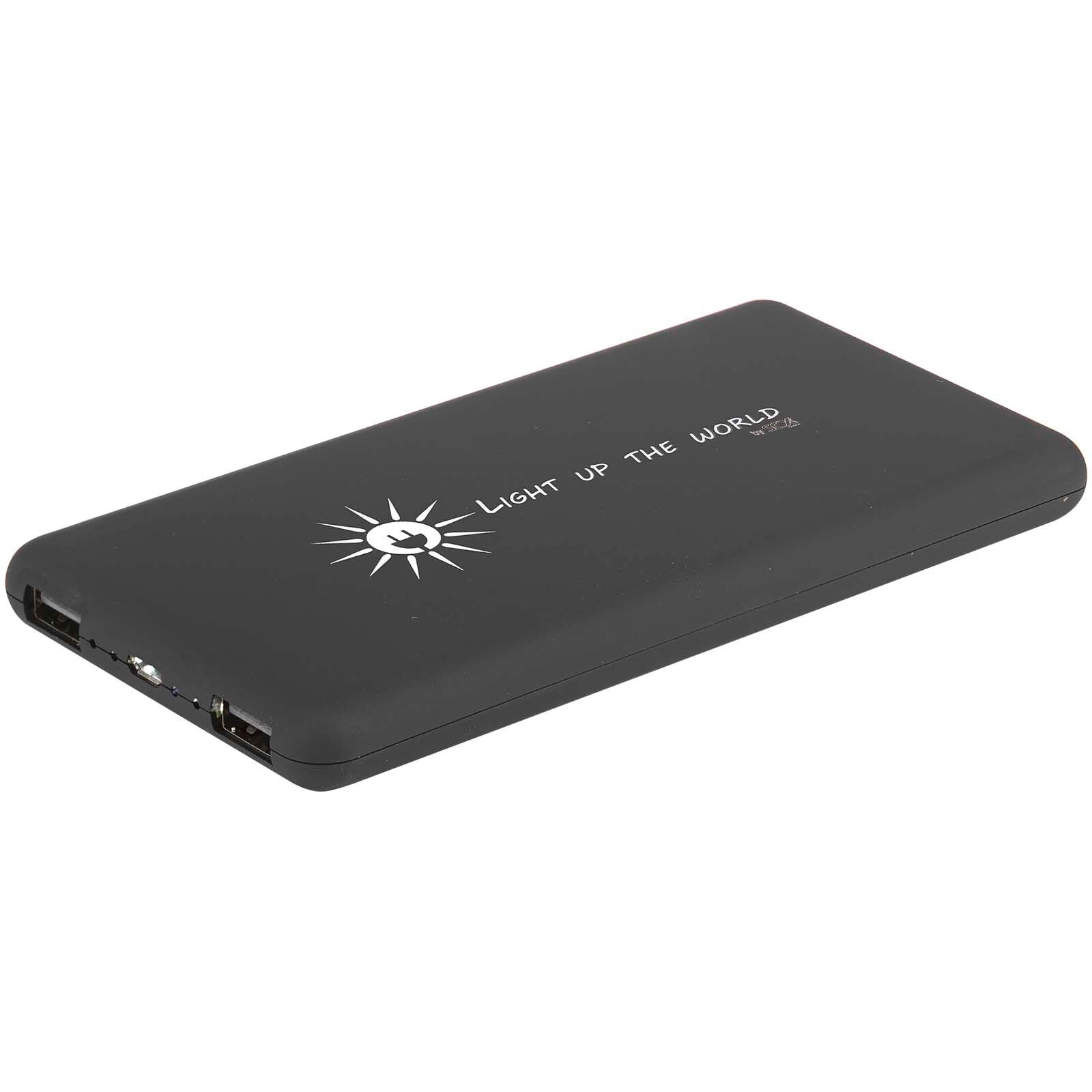 SCX.design P30 8000 mAh Solar Powerbank mit Leuchtlogo - schwarz-705