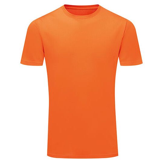 TriDri® Ion-Charge recycled textured tee - orange-792