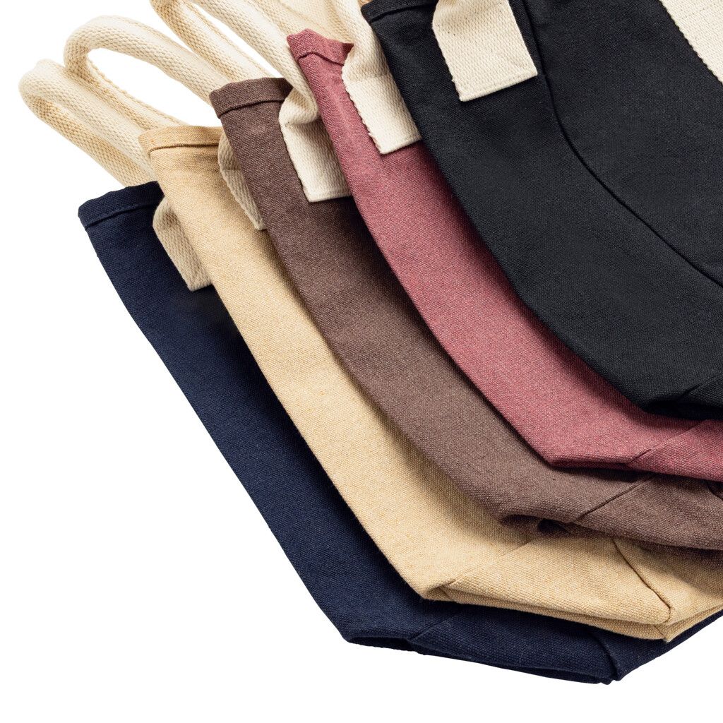 BEAU AWARE™ Strandtasche aus 400gr/m² recyceltem Canvas - maroon-571
