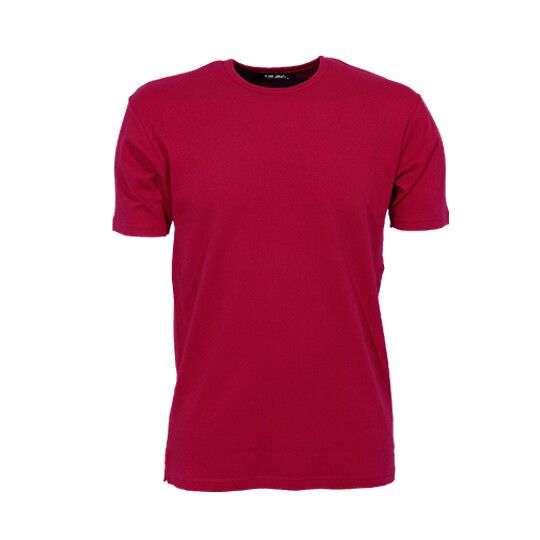 Men´s Interlock Tee - deep red-546