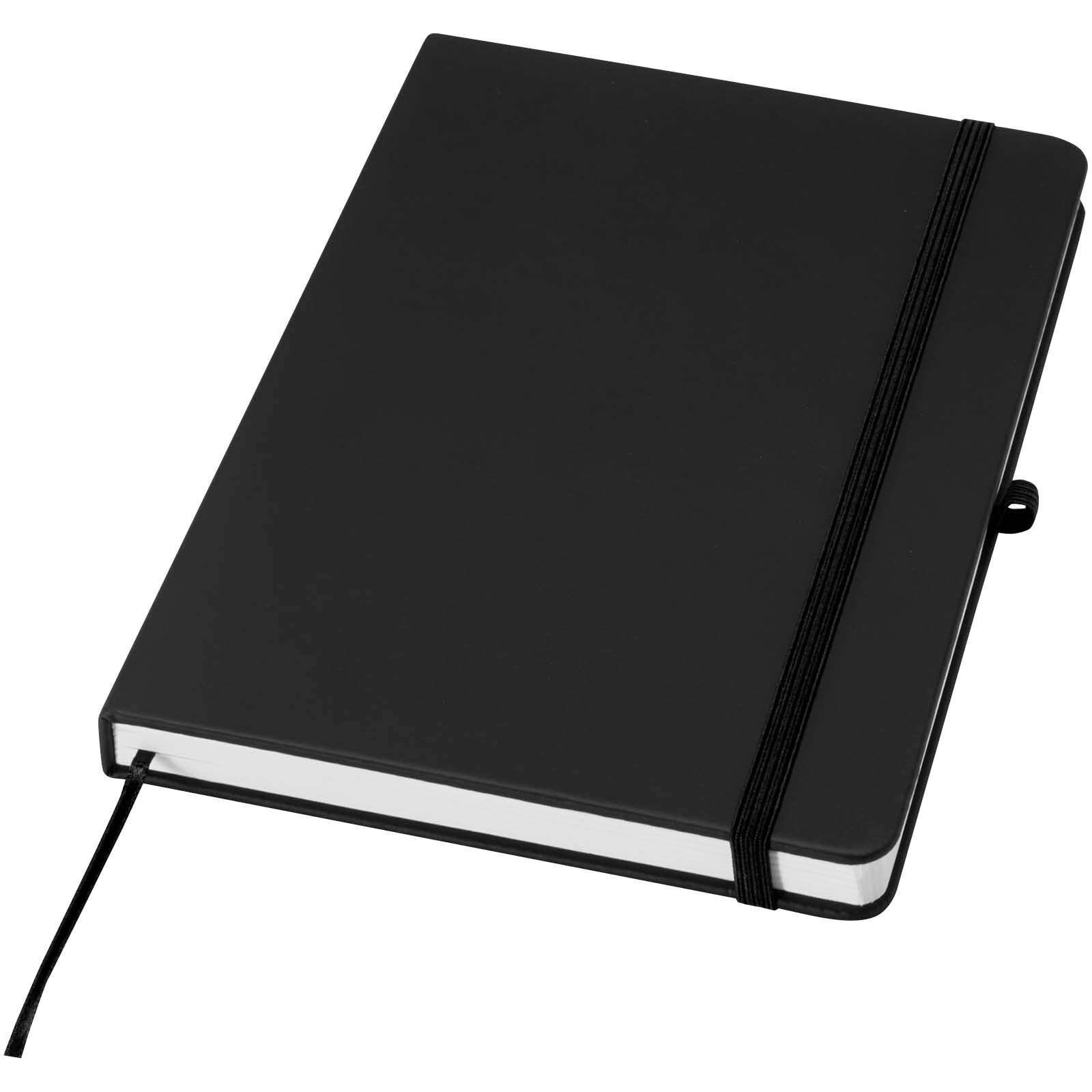Spectrum A5 Notizbuch mit Hardcover aus recyceltem Material - schwarz-635
