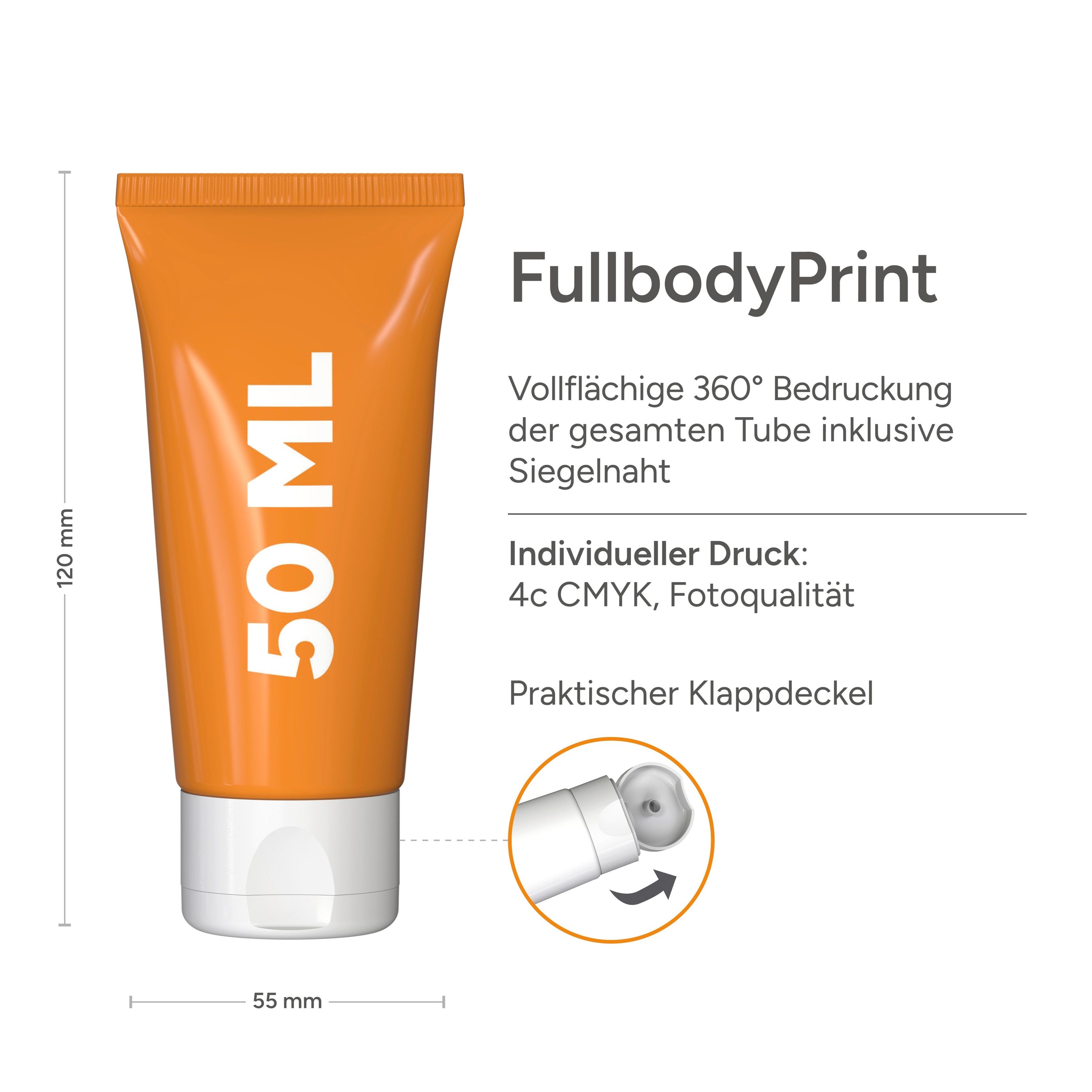 50 ml Tube Handbalsam Ingwer-Limette FullbodyPrint-676