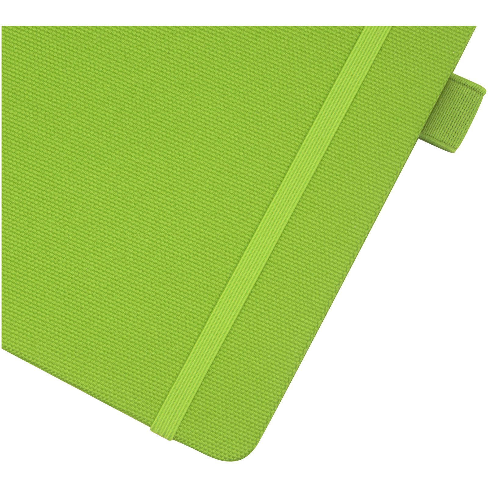 Honua A5 Notizbuch aus recyceltem Papier mit Cover aus recyceltem PET - lindgrün-465