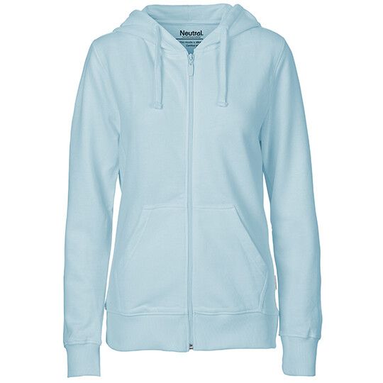 Ladies´ Zip Hoodie - light blue-306