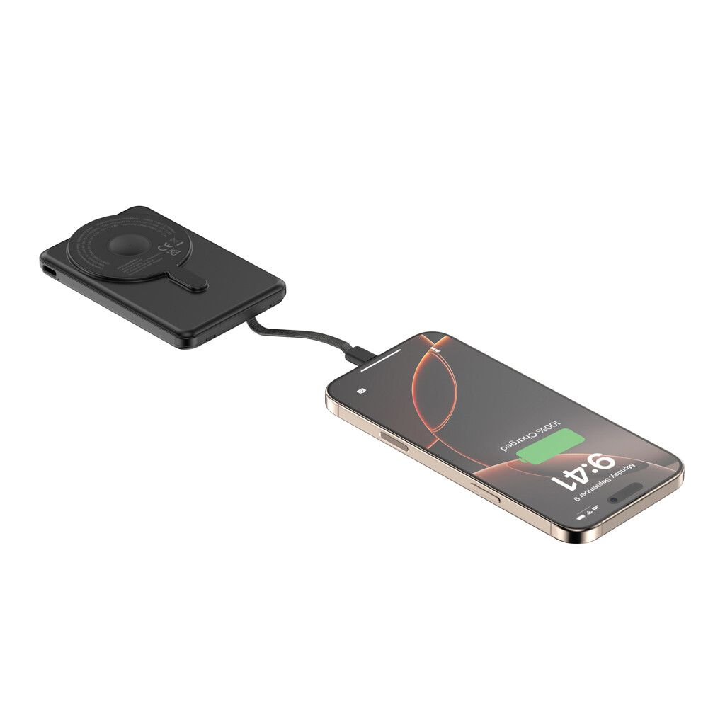 Urban Vitamin Redwood 5-in-1 5.000mAh 20W PD magn. Powerbank - schwarz-952