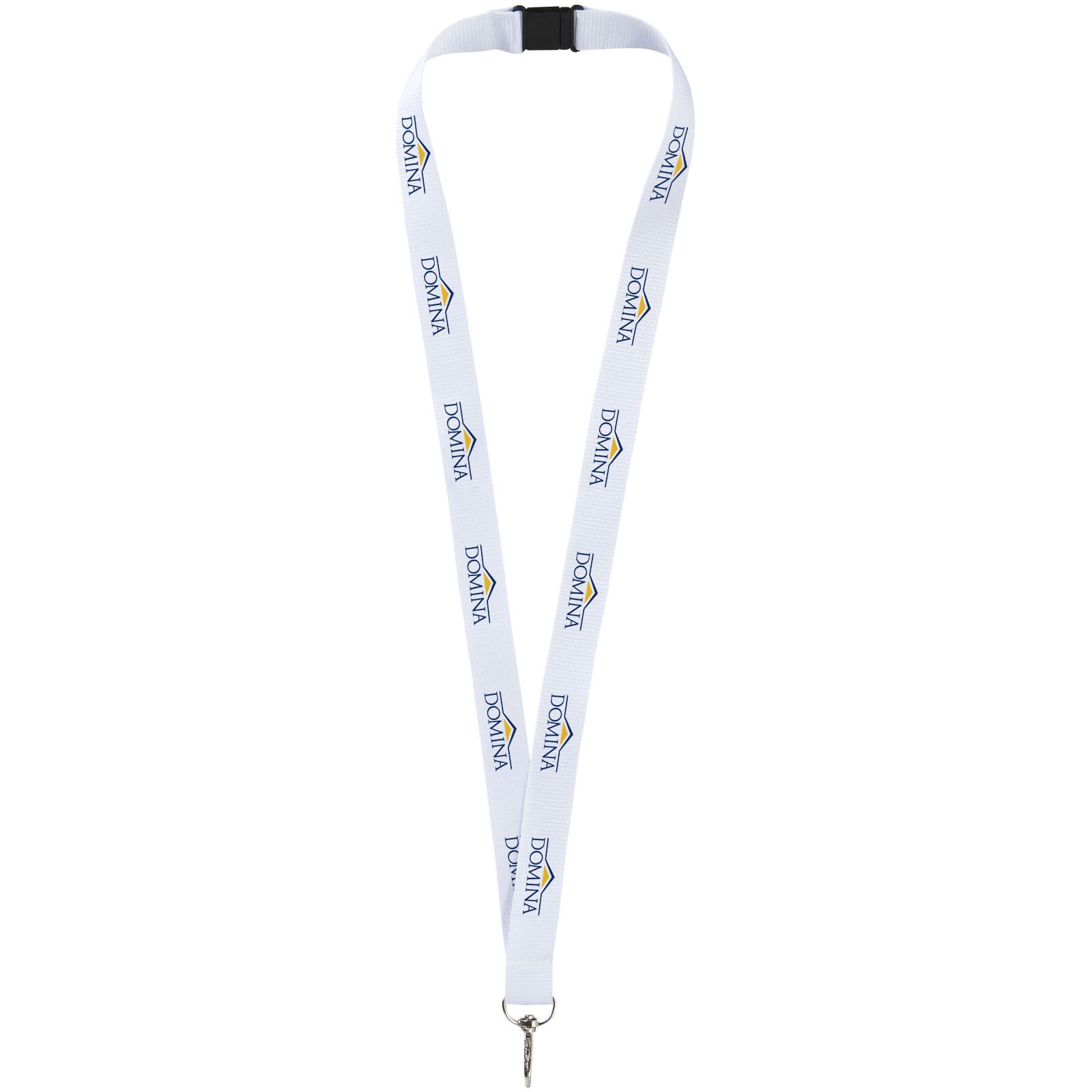 Lago Lanyard mit Sicherheitsverschluss - weiss-321
