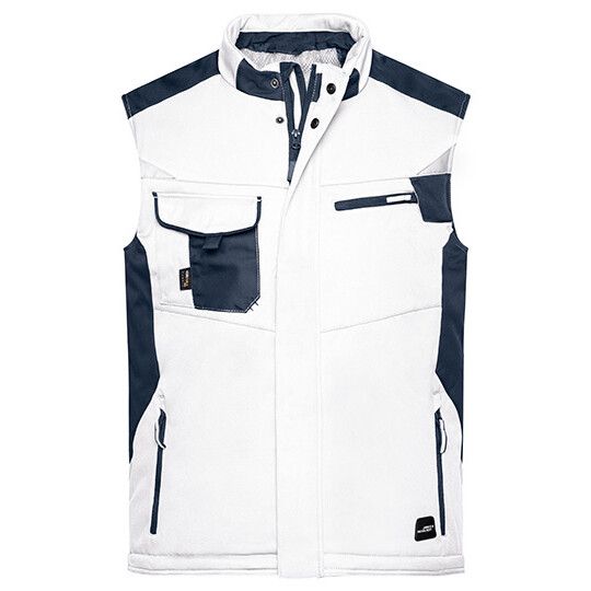 Craftsmen Softshell Vest -STRONG- für Herren - white - carbon-784
