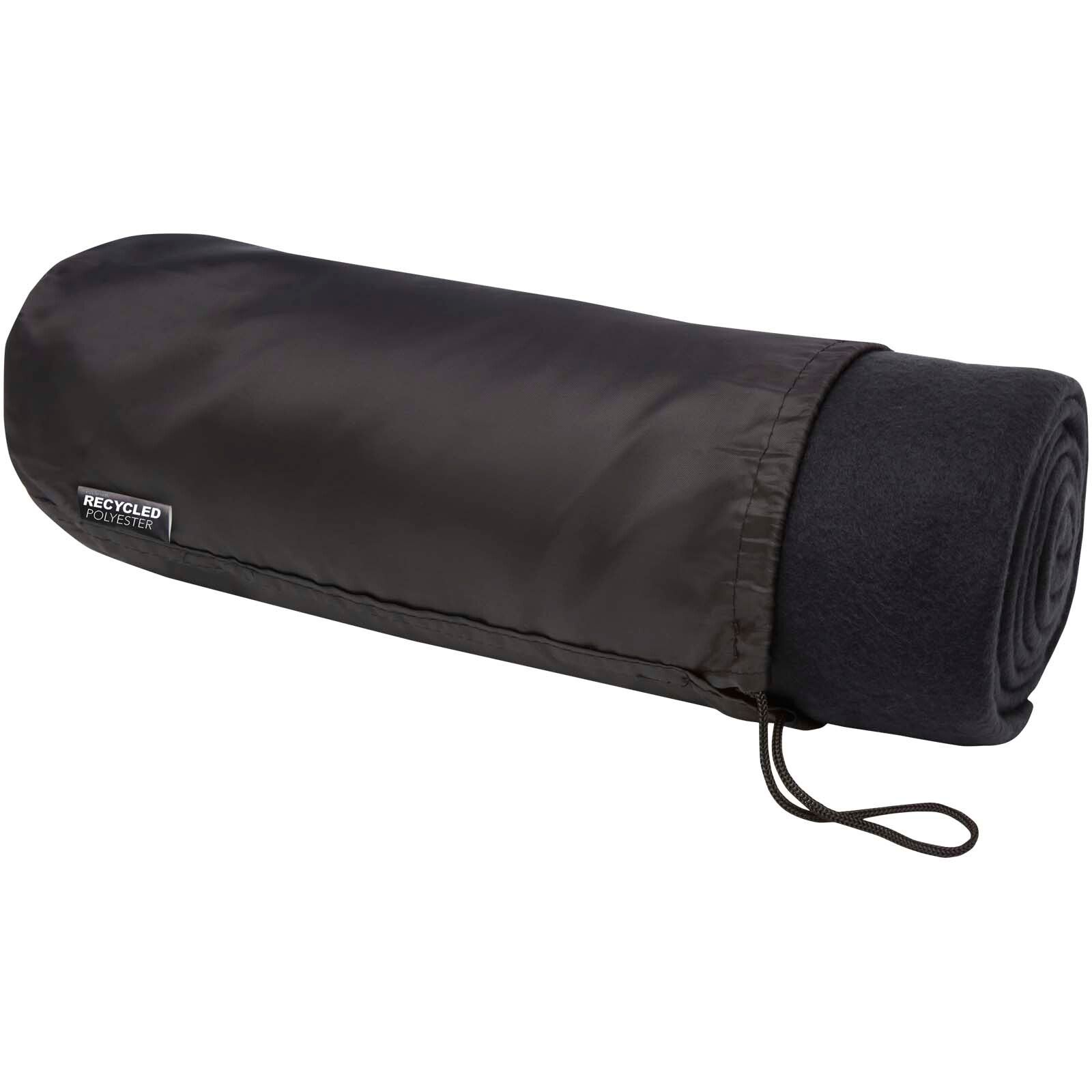 Willow GRS RPET Decke aus Polar Fleece - schwarz-923