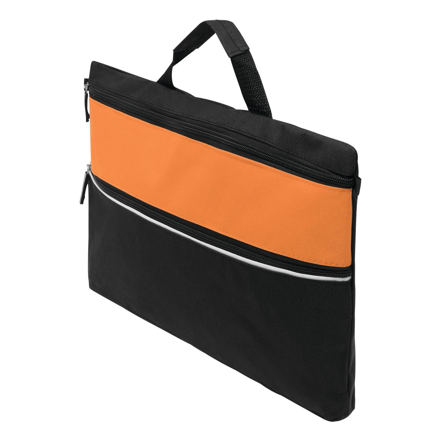 Dokumententasche FILE - orange - schwarz-468