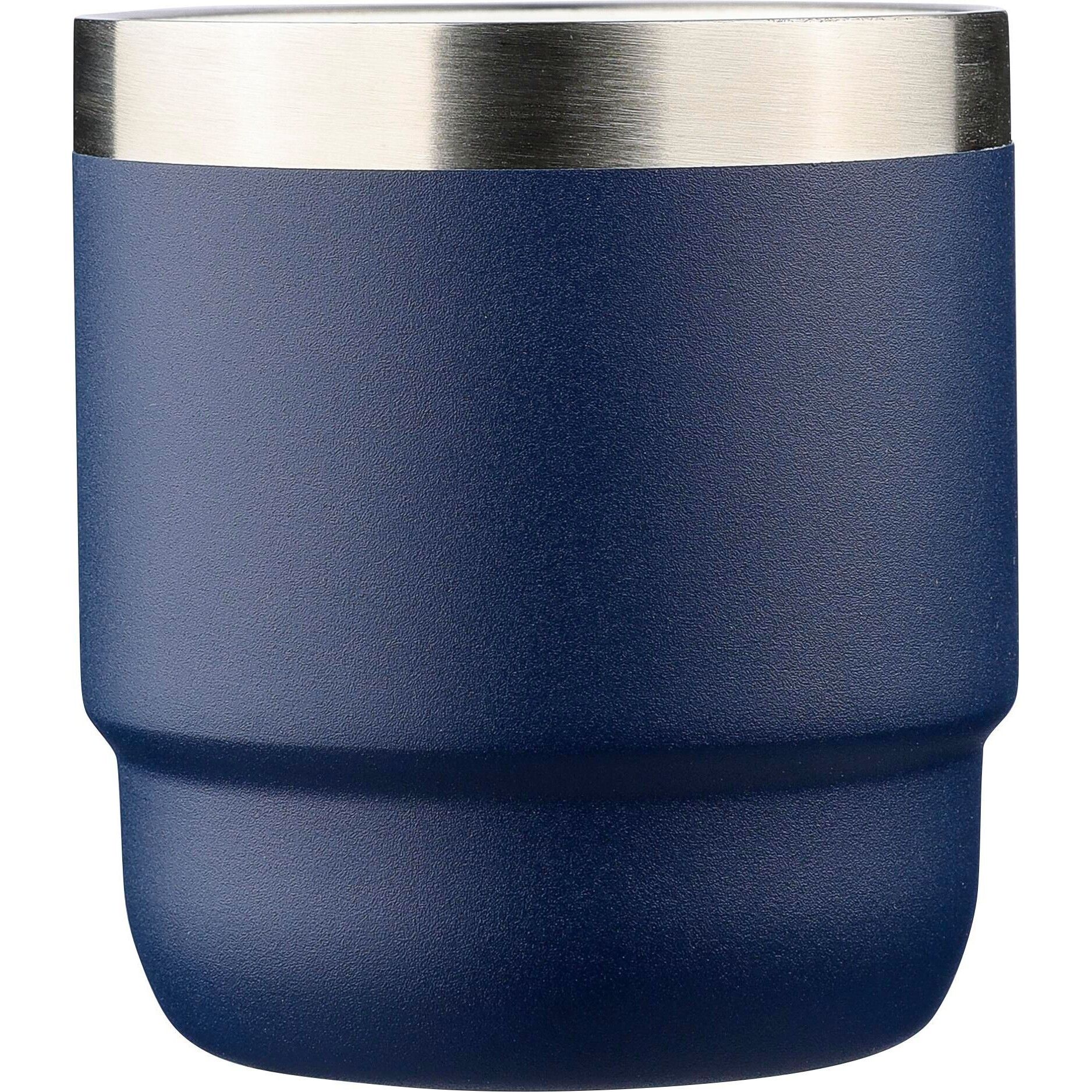Recycelter Edelstahl-Becher mit doppelter Wand (180 ml) Lilia - weiß-729