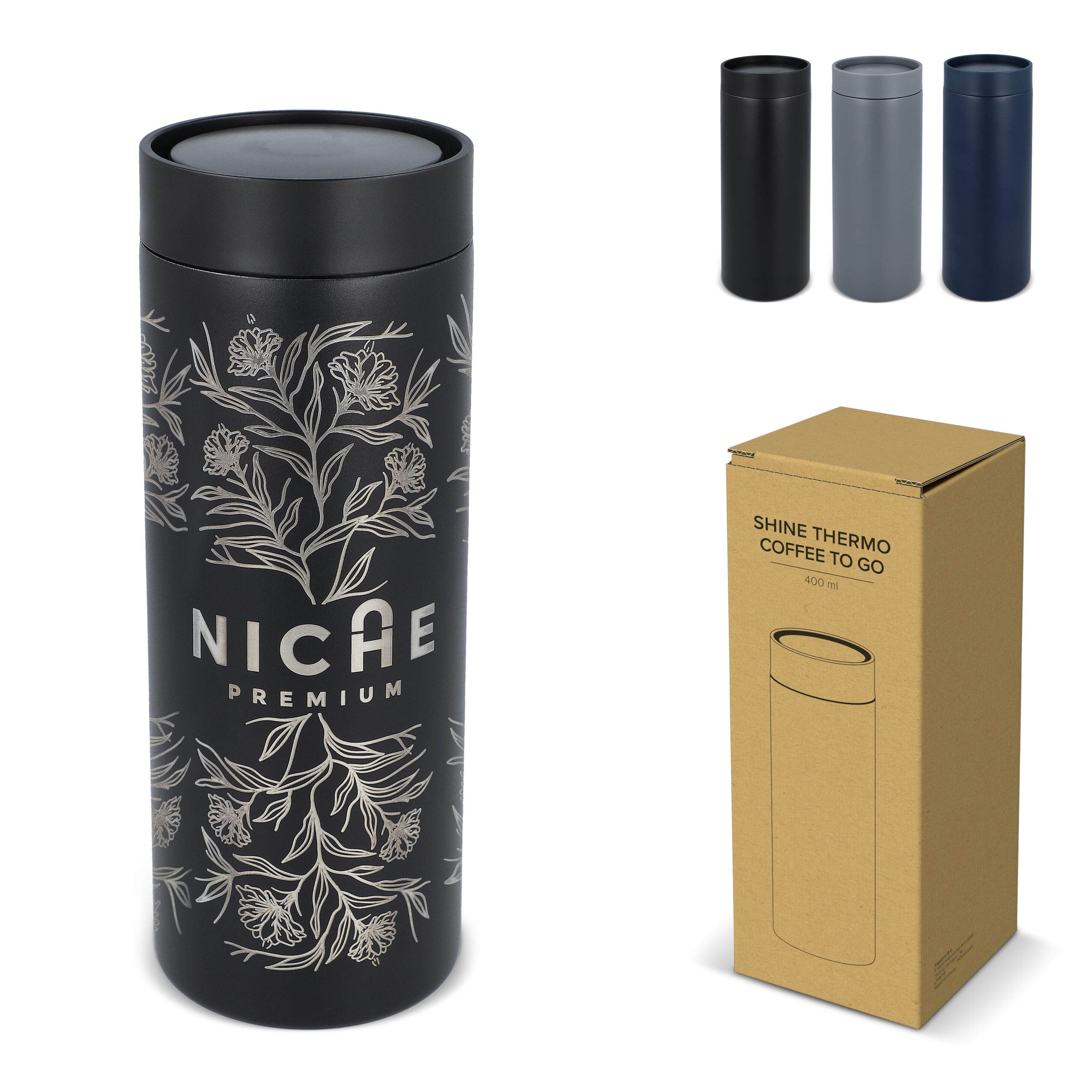 360 Shine Coffee-to-go-Isolierbecher, 400 ml - dunkelblau-368
