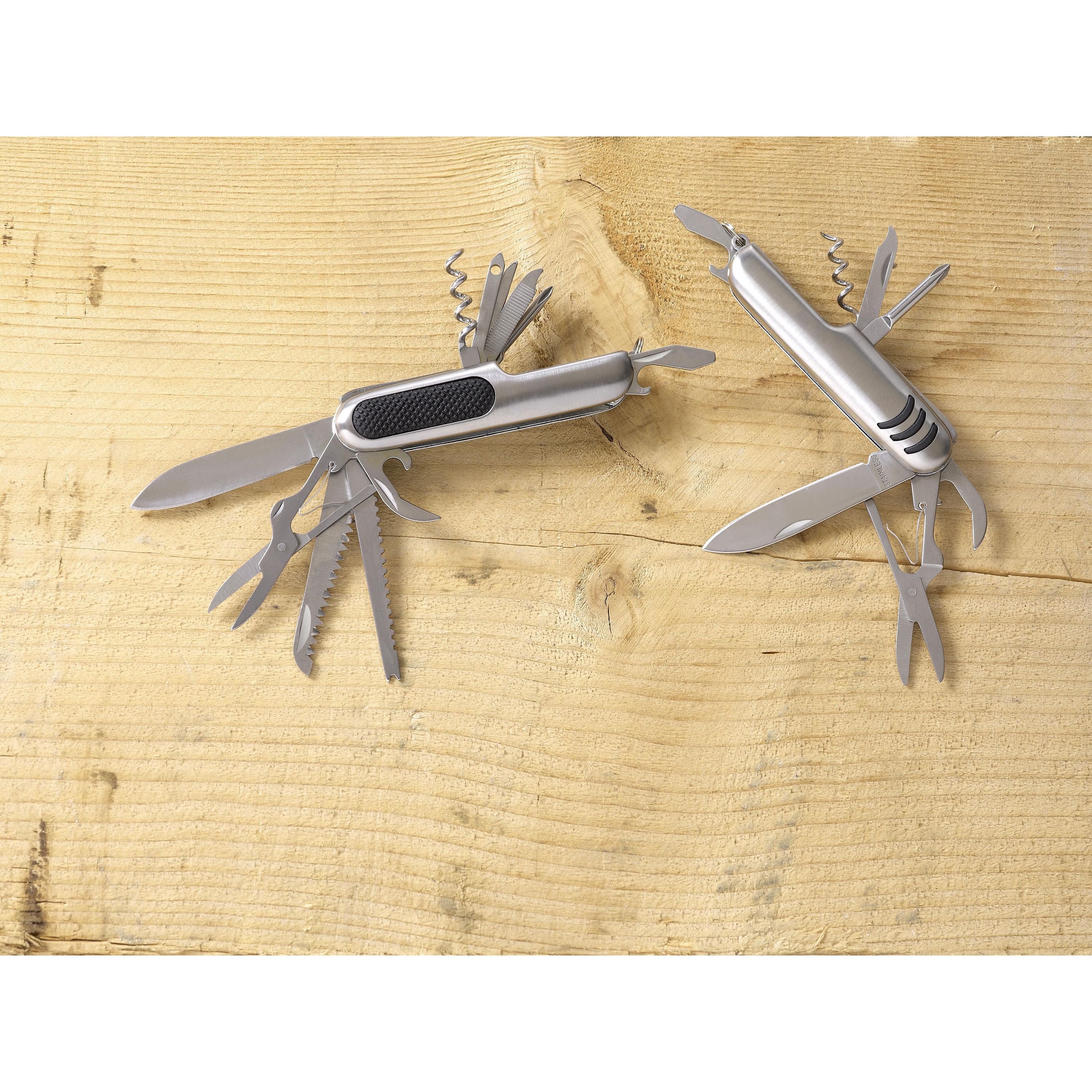 Taschenmesser aus rostfreiem Stahl Carol - silber-183