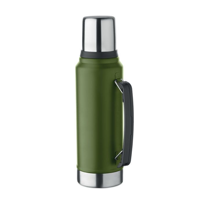 Doppelwandige Flasche 1L NYIMA - dunkelgrün-410