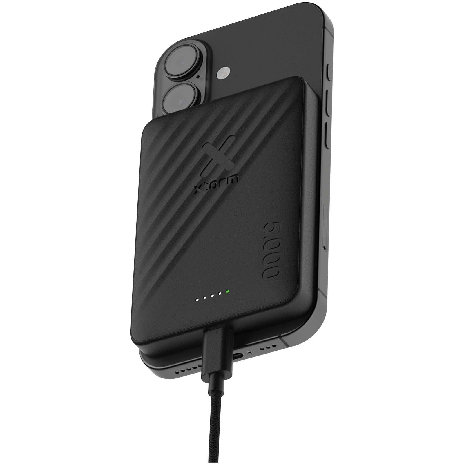 Xtorm Go2 15 W, 5000 mAh kabellose Powerbank - schwarz-4