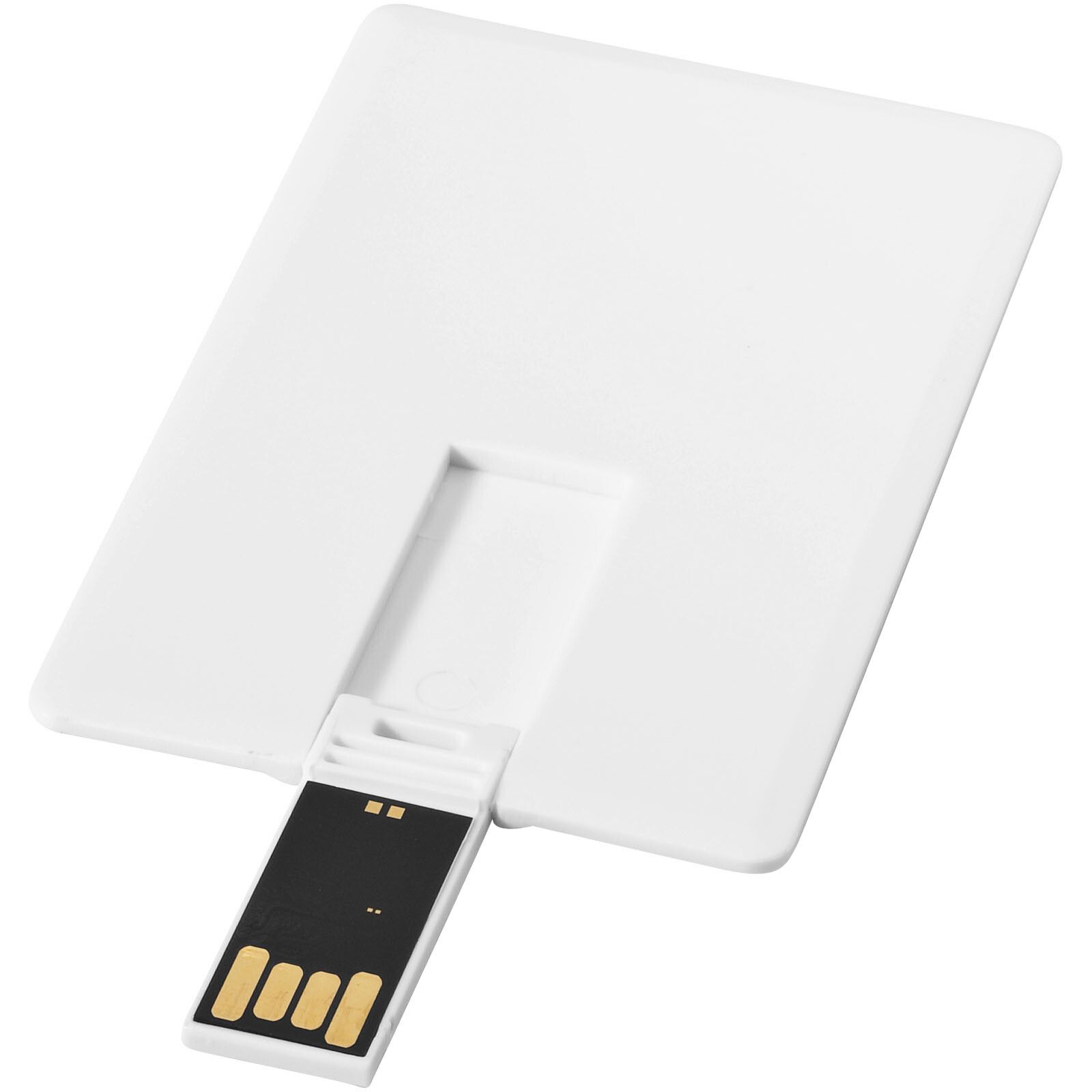 Slim 2 GB USB-Stick im Kreditkartenformat - weiss-971
