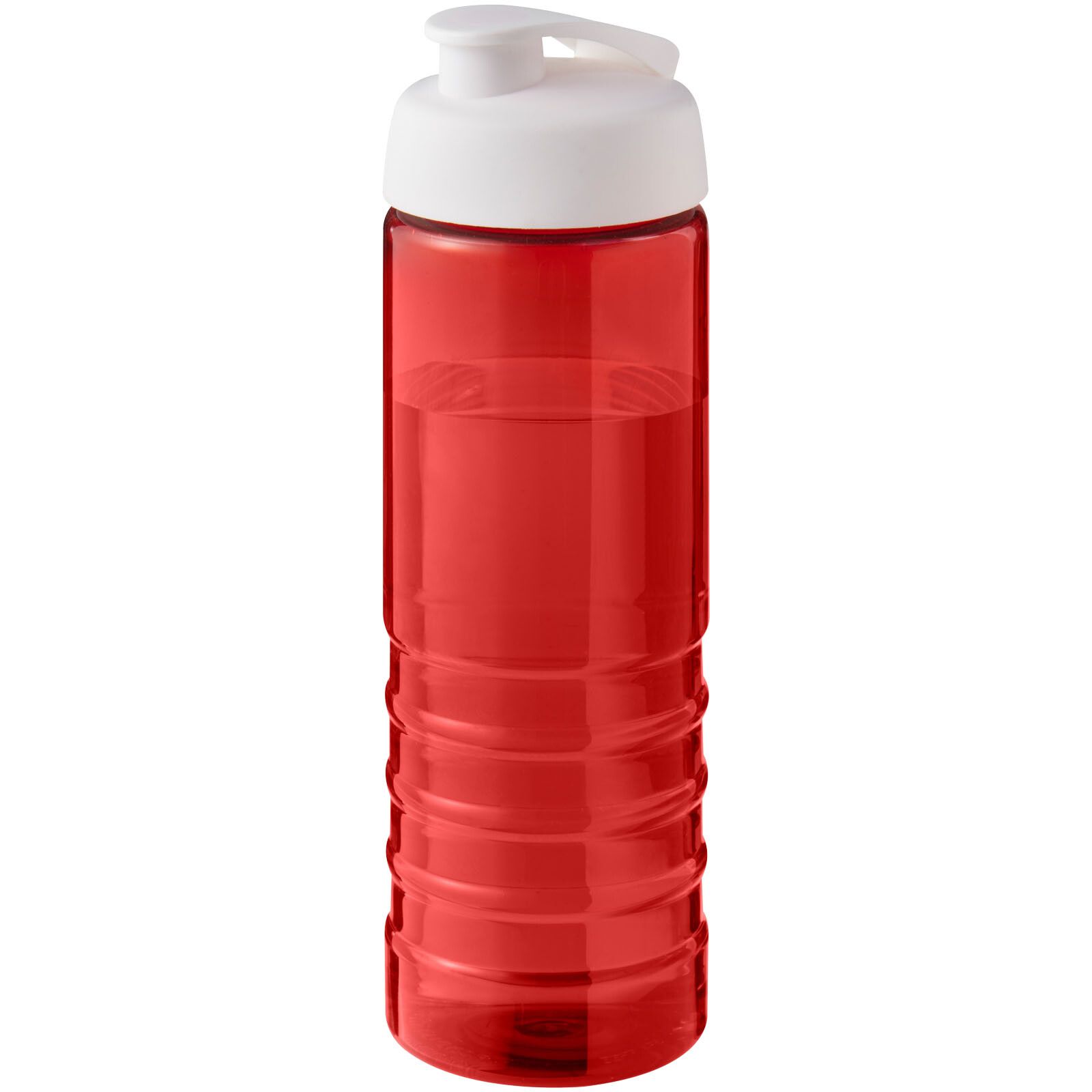 H2O Active Eco Treble 750 ml Sportflasche mit Stülpdeckel - rot -  weiss-415