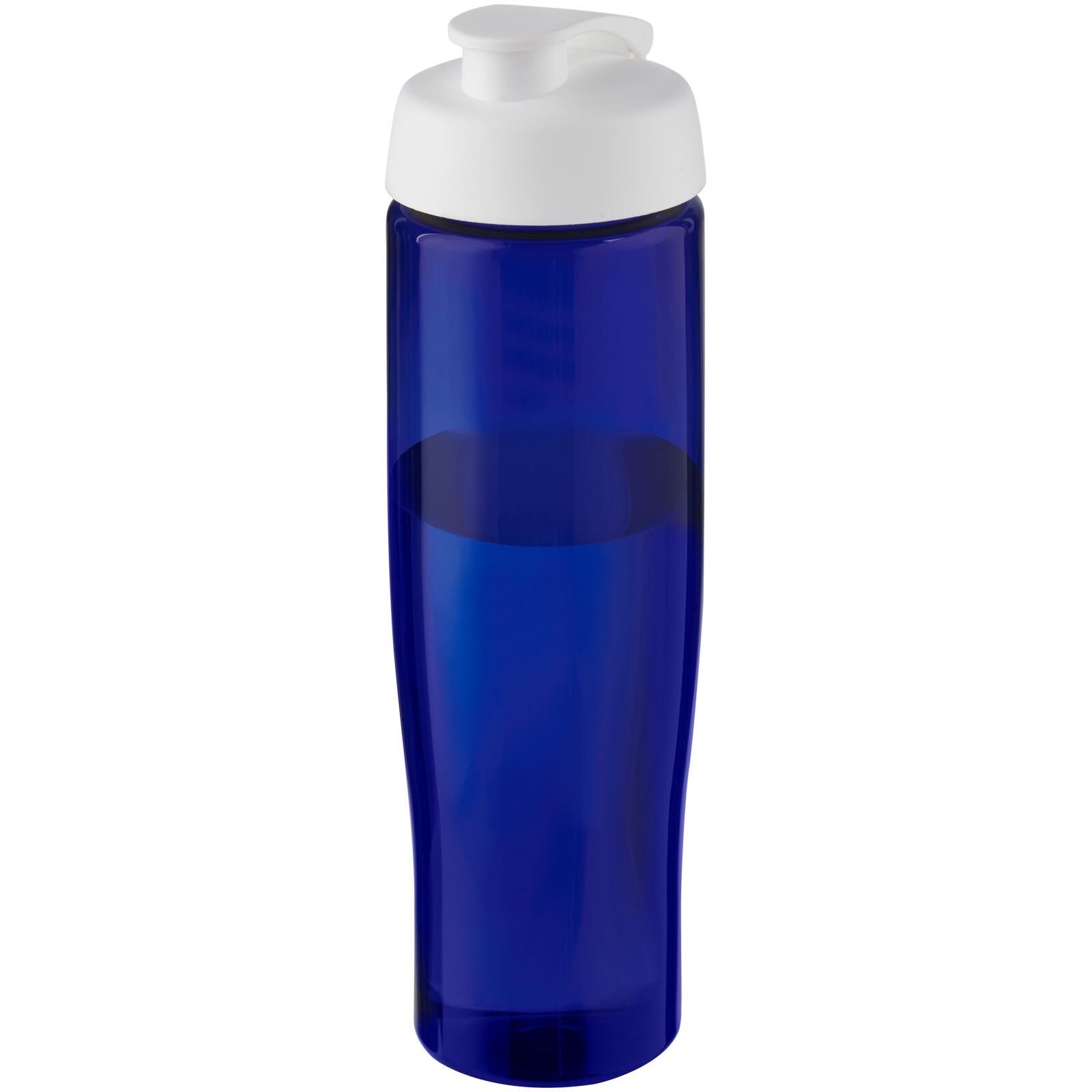 H2O Active Eco Tempo 700 ml Sportflasche mit Klappdeckel - weiss -  blau-171