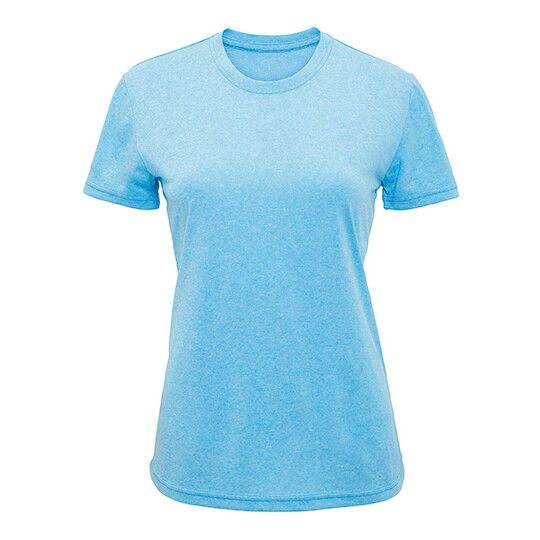 Women´s Recycled Performance T-Shirt - turquoise melange-623