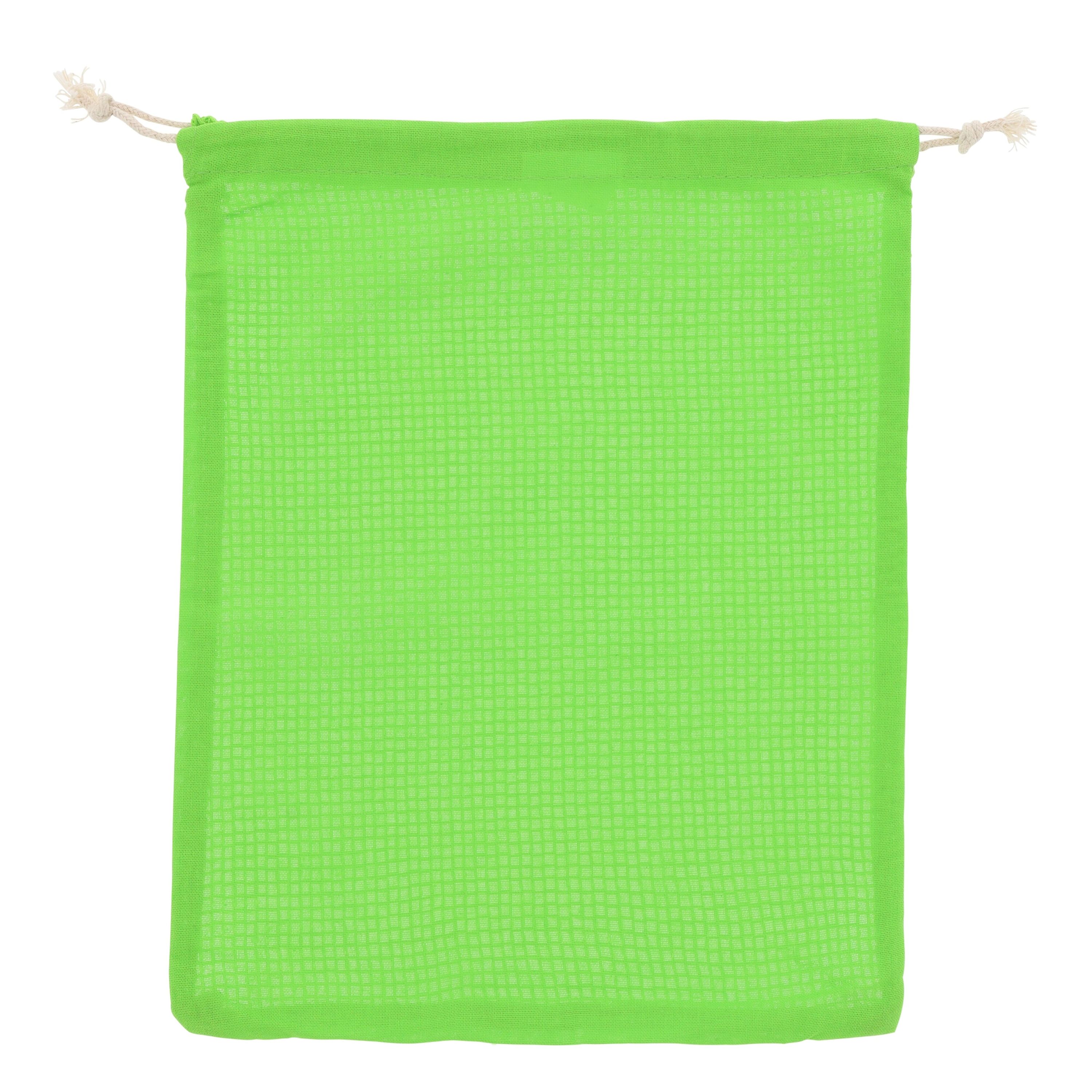 Wiederverwendbare Lebensmitteltasche OEKO-TEX® Baumwolle 25x30cm - hellgrün-229
