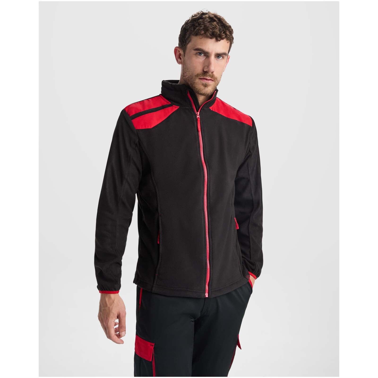 Terrano Mikrofleecejacke, unisex - blei -  schwarz-500