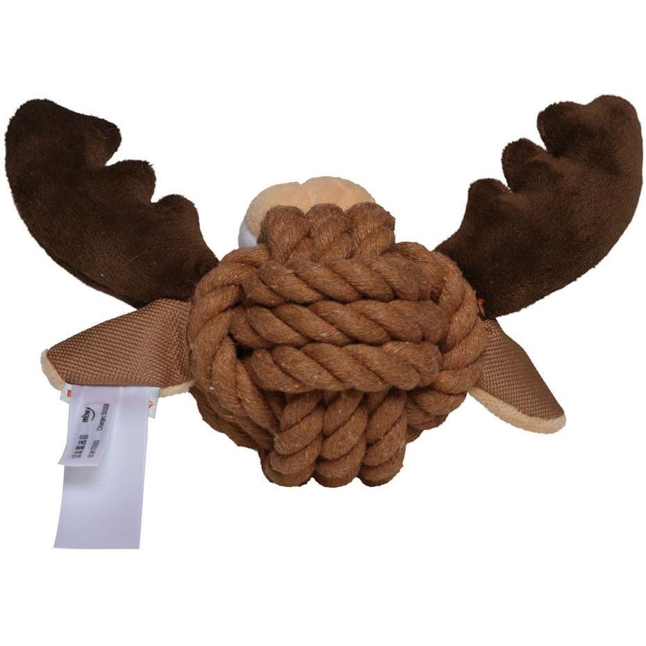 MiniFeet® Hundespielzeug Knotentier Elch - bunt-302