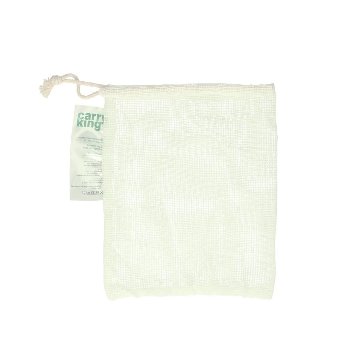 Obst- und Gemüsebeutel Cotton ECOCARE, small - natur-572