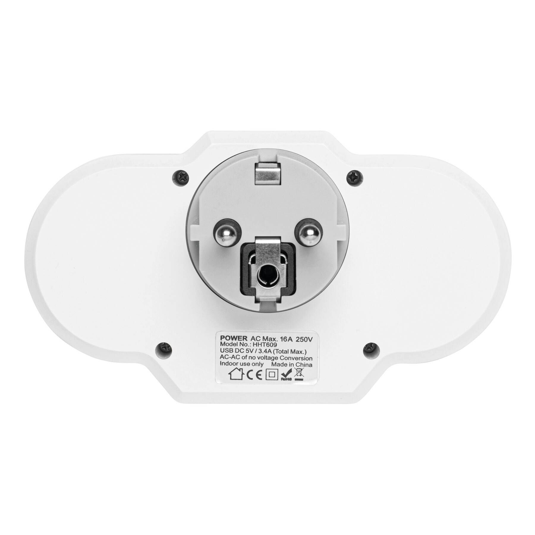 USB-Adapter-Stecker-Netzteil mit Nachtlicht ENDLESS POWER NIGHT - weiß-682