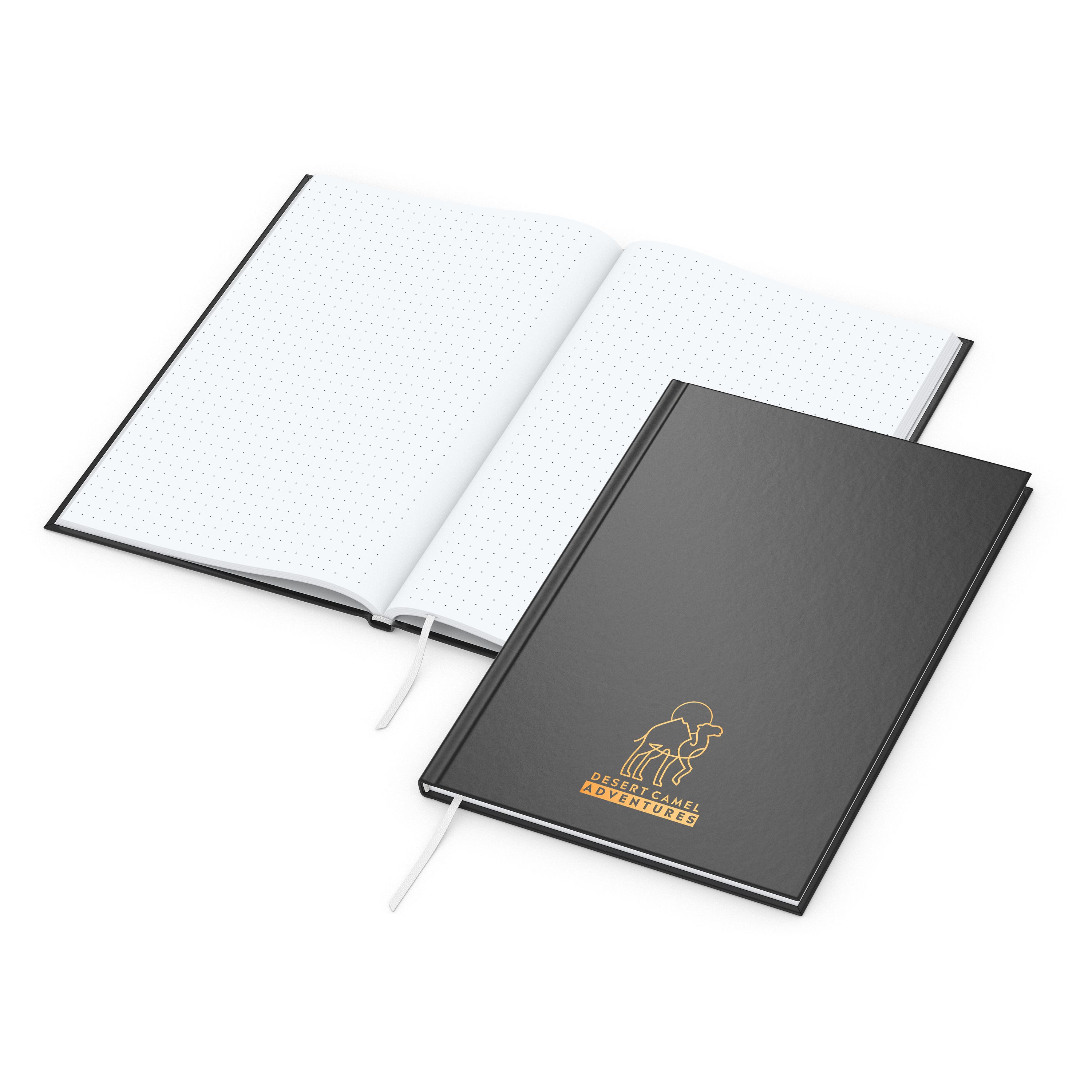 Notizbuch Memo-Book, A5, Punktraster, schwarz-636