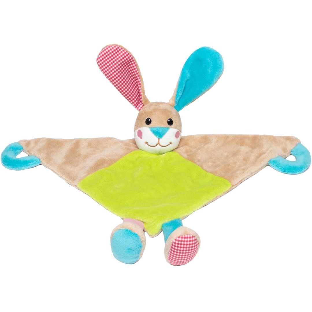 MiniFeet® Schmusetuch Hase - bunt-615