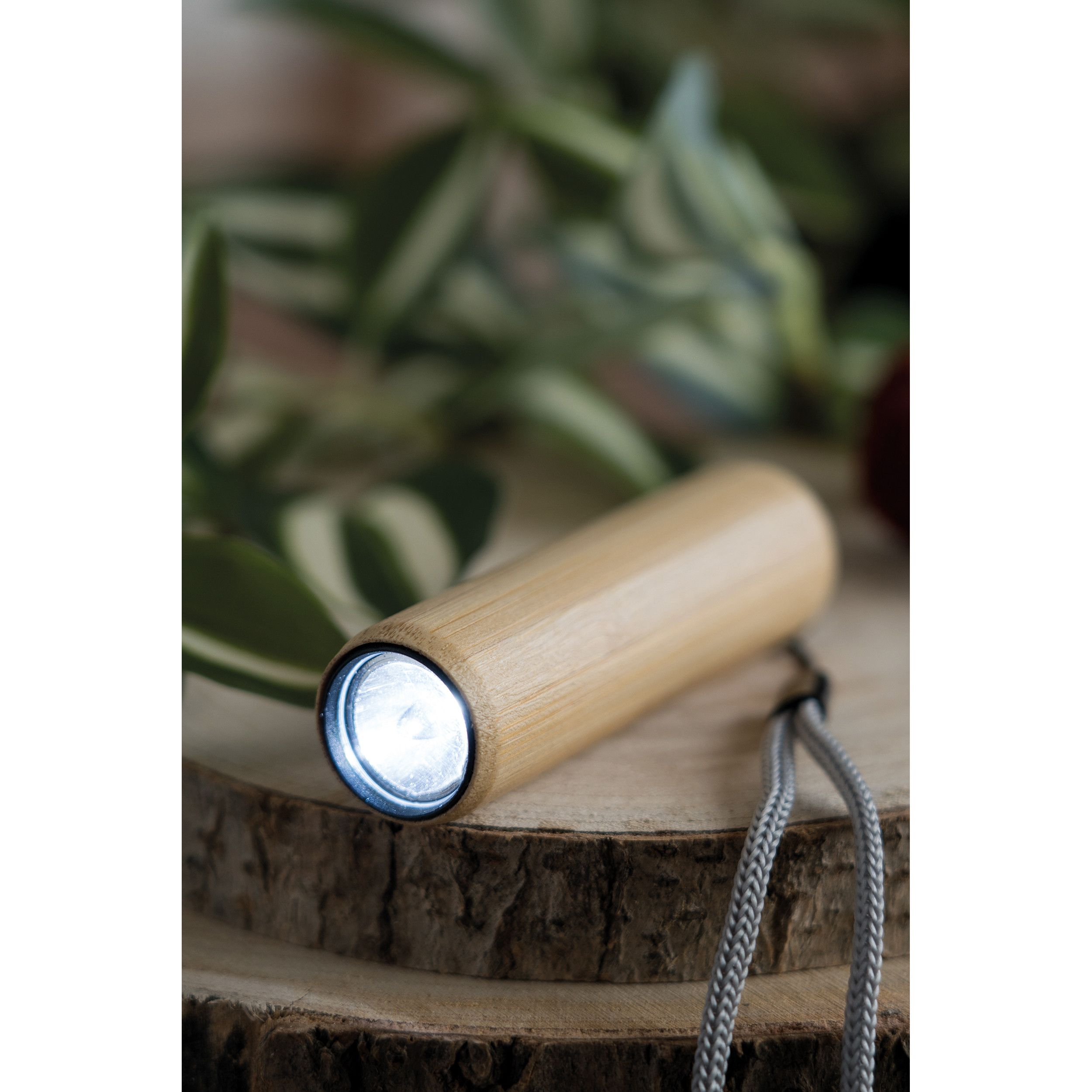 Bambus Taschenlampe Dundee - beige-778