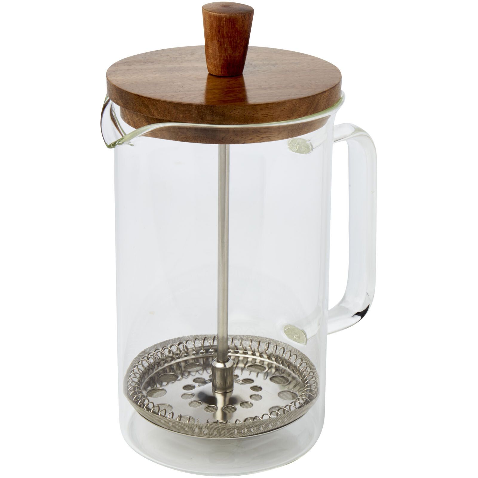 Ivorie 600 ml Kaffeebereiter - transparent -  holz-10