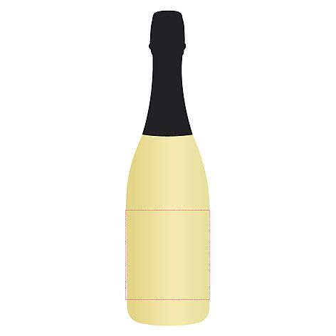 Veredelungsposition Flasche Vorderseite