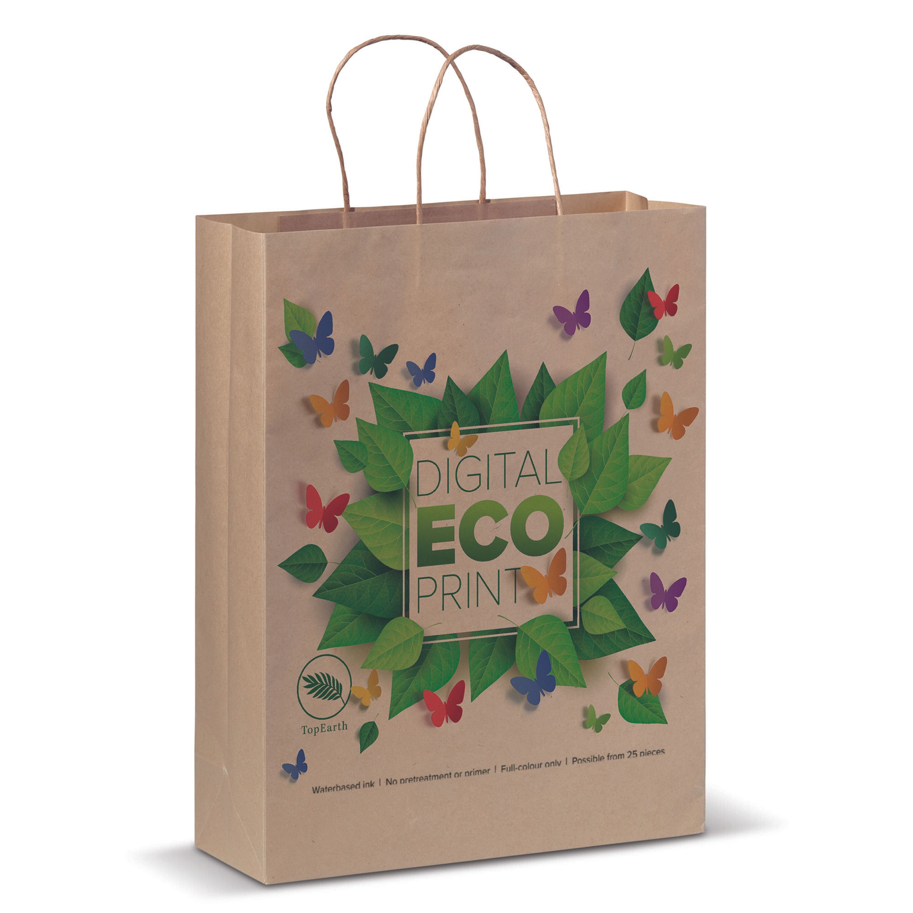 Kraftpapiertüte 100g/m² 32x12x41cm - braun-695