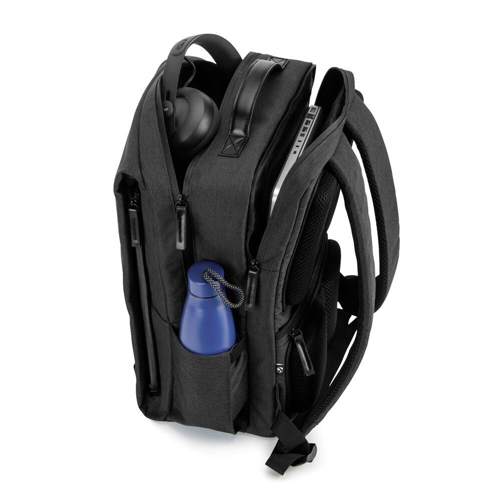 GLASGOW Laptop-Rucksack aus Polyester, 20L - dunkelgrau-385