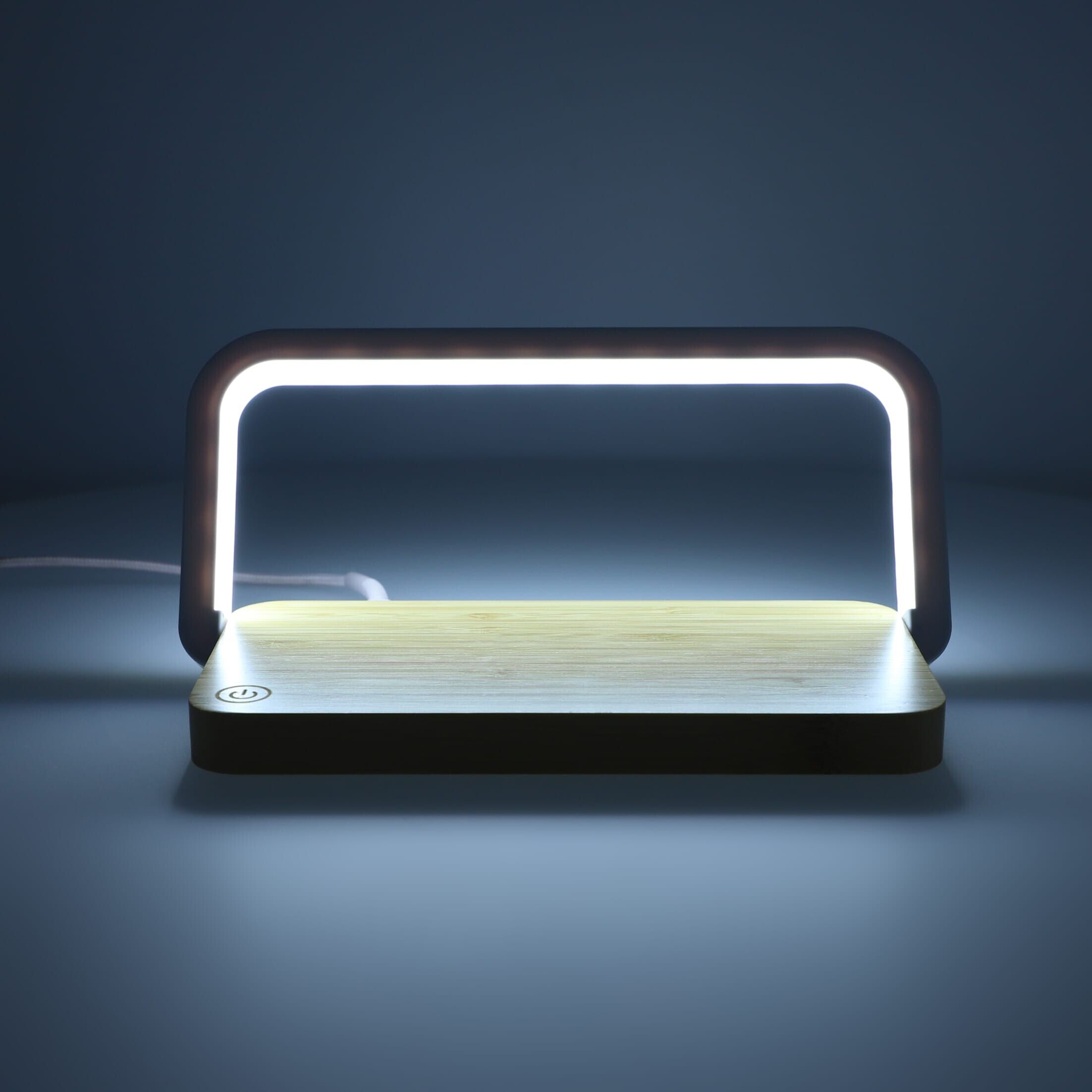 15-W-Wireless-Ladegerät mit dimmbarer LED-Lampe - natur-944