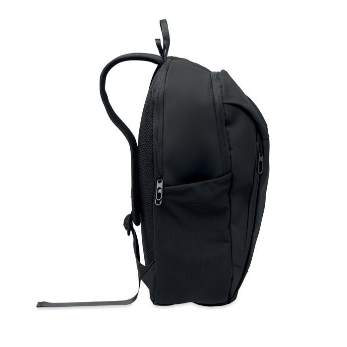 15" Laptop-Rucksack PU KOROVIN - schwarz-973