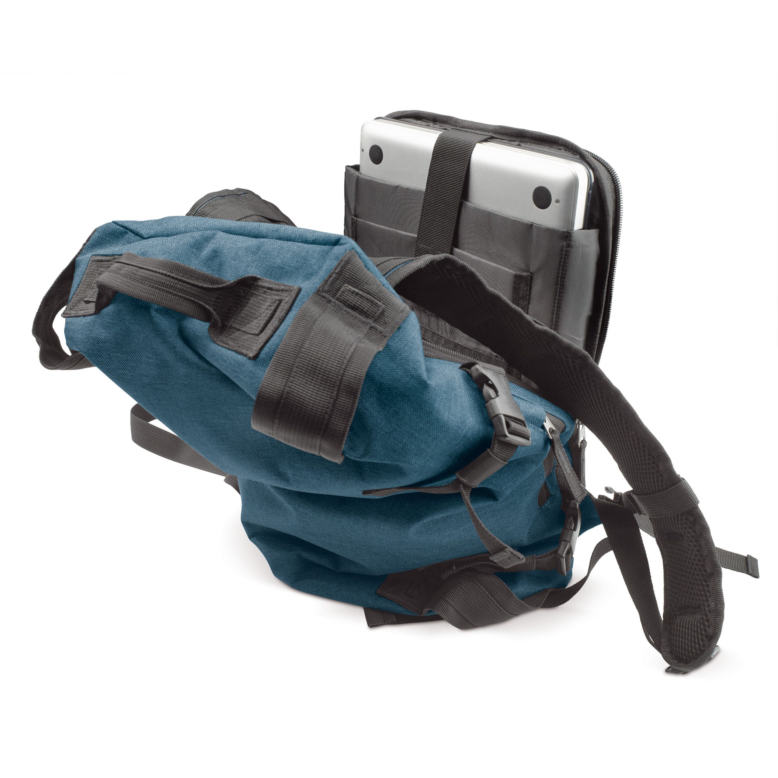 Diebstahlsicherer Rucksack - dunkelblau-808