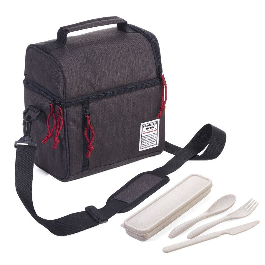 Troika Isoliertasche BUSINESS LUNCH COOLER - anthrazit - schwarz-182