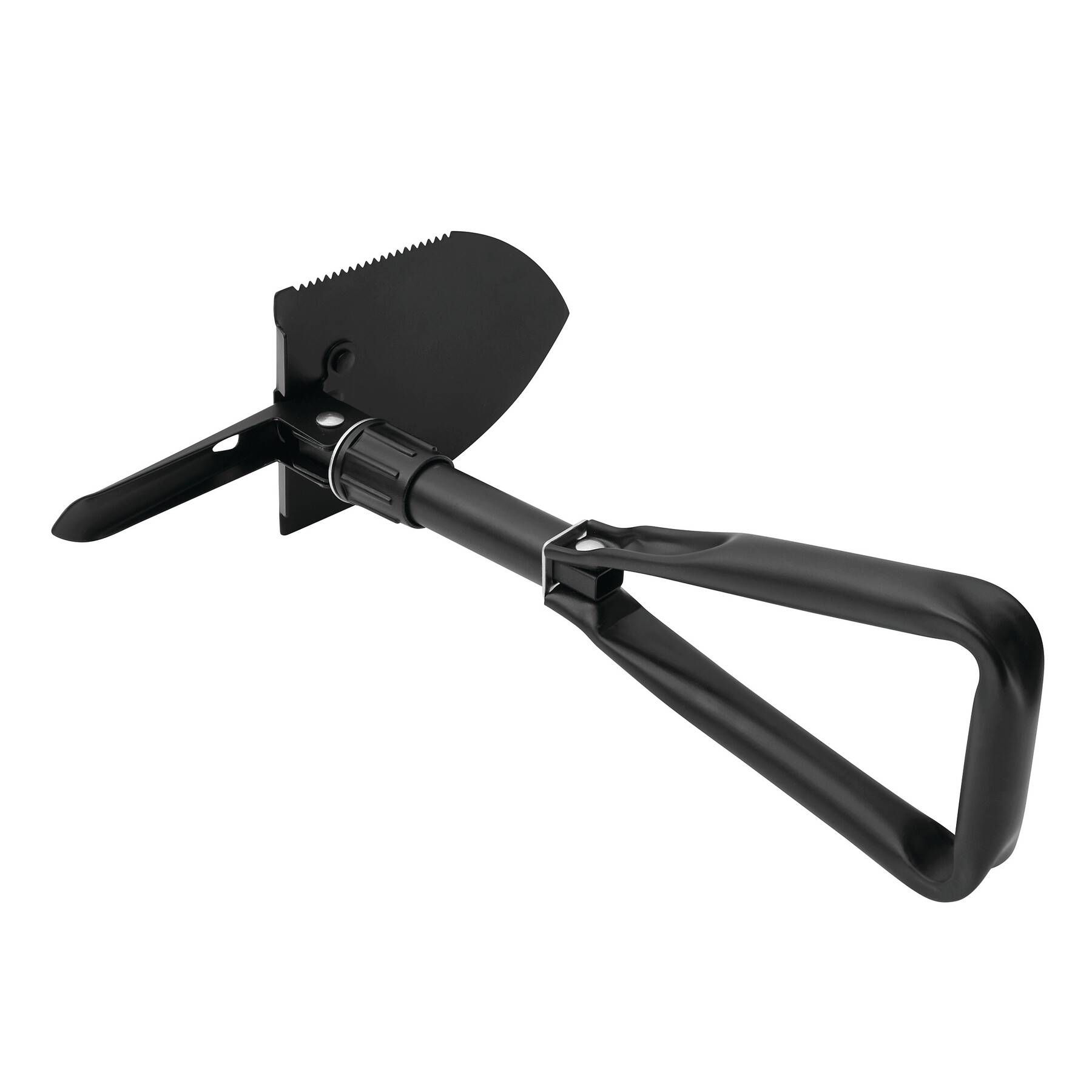 Faltbarer Spaten SCOOP mit Tasche - schwarz-346