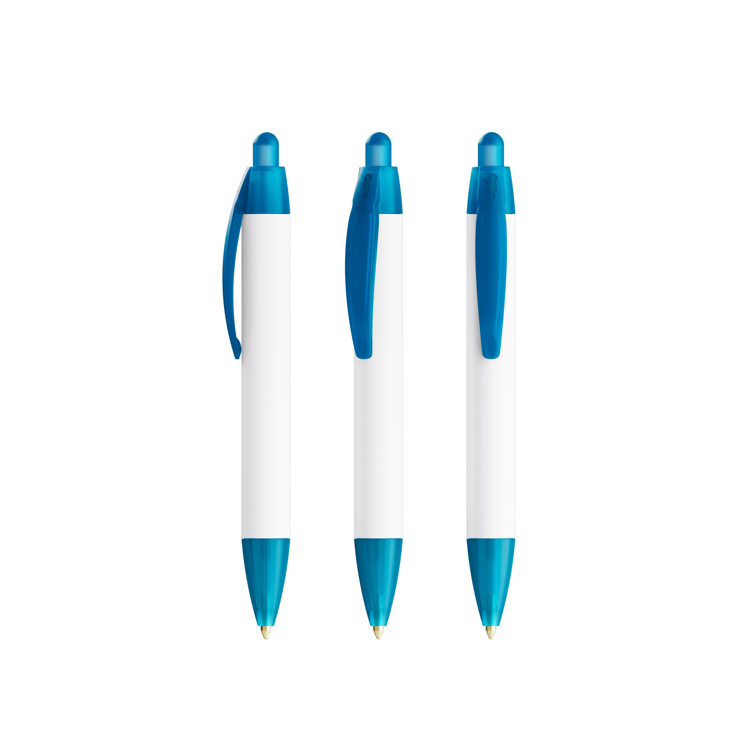 BIC® Wide Body Mini Digital Kugelschreiber, Mine blau - gefrostetes blau-694